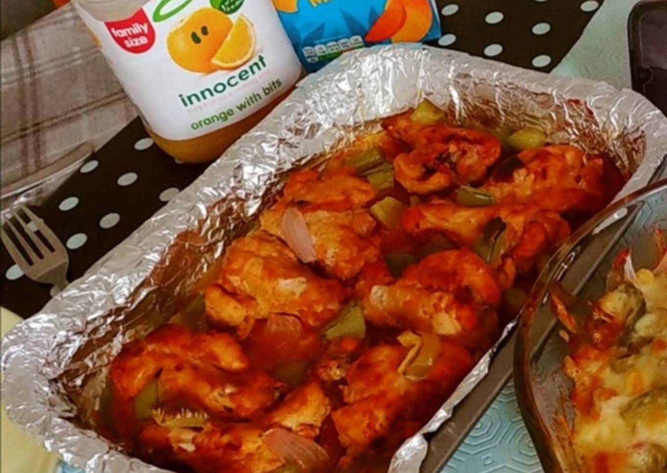Baked chicken Wings