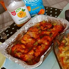 A picture of Baked chicken Wings.
