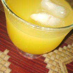Mango squash 🍹🥂 A picture of Mango squash 🍹🥂.