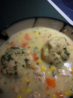 A picture of Chicken and Dumplings.