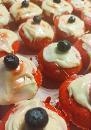 Φωτογραφία της συνταγής Cupcake red velvet