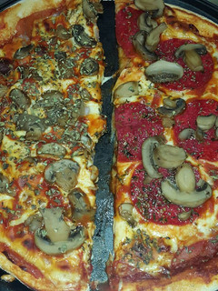 Una foto de Pizza casera