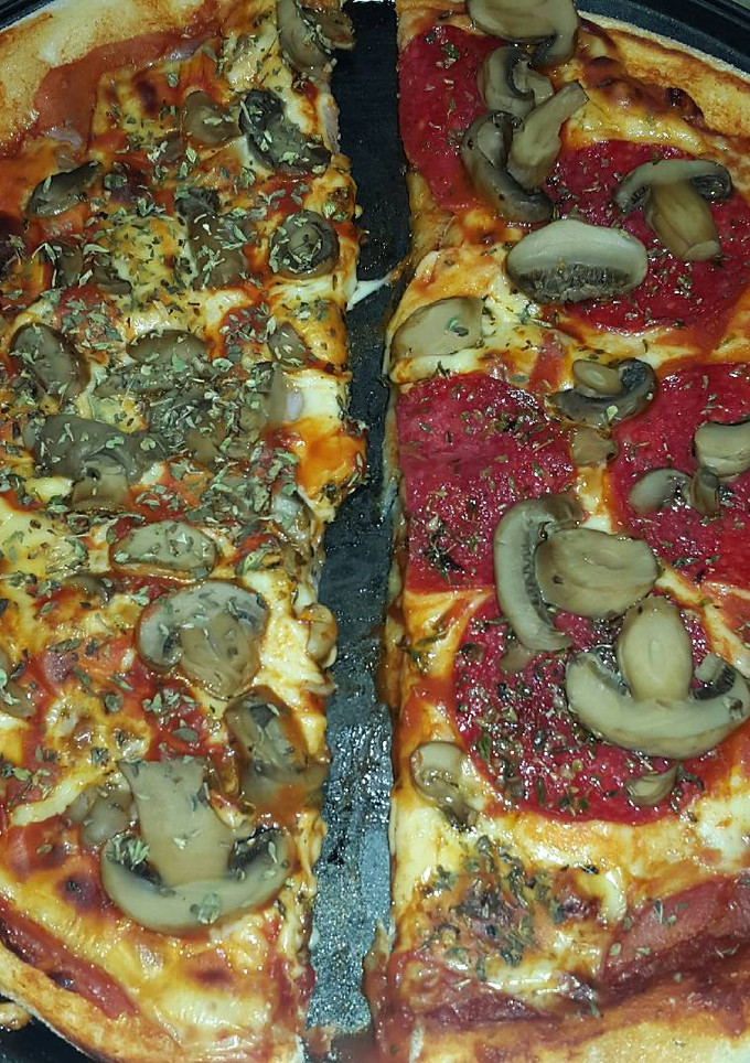 Una foto de Pizza casera
