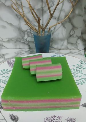 Foto resep Kue lapis tepung terigu