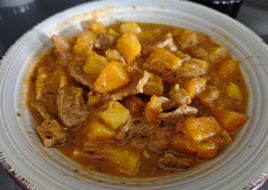 Estofado de carne con calabaza