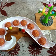 A picture of Carrot Laddu.
