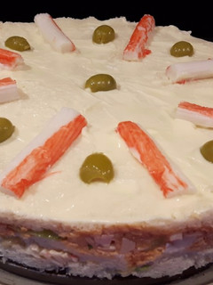 Una foto de Pastel de pan de molde