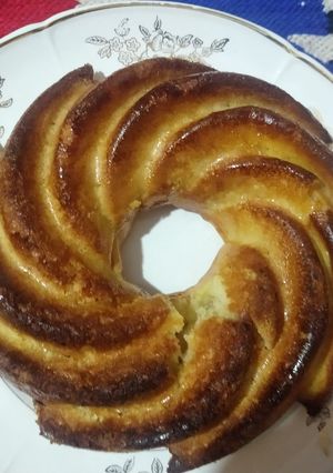 Una foto de Torta de manzana
