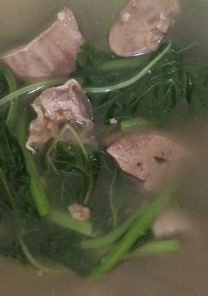 Foto resep Sup bayam hati ayam