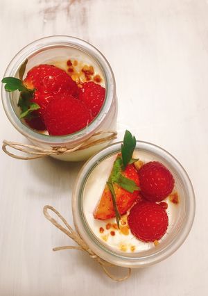 Foto principal de Postre de San Valentín saludable-extra fácil