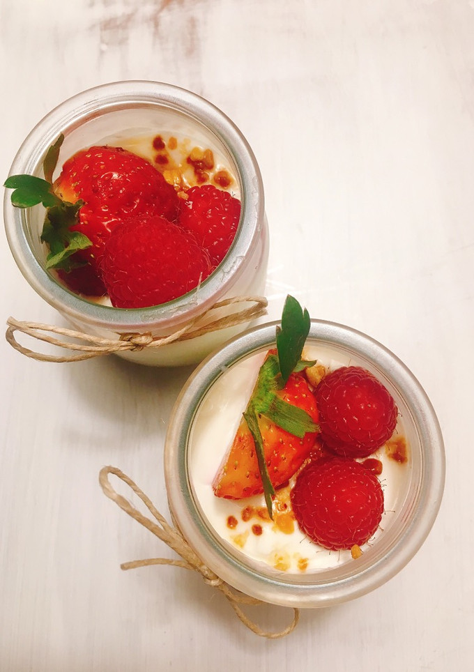 Una foto de Postre de San Valentín saludable-extra fácil