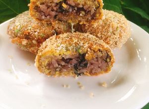 Hình của món Xôi chiên giòn.