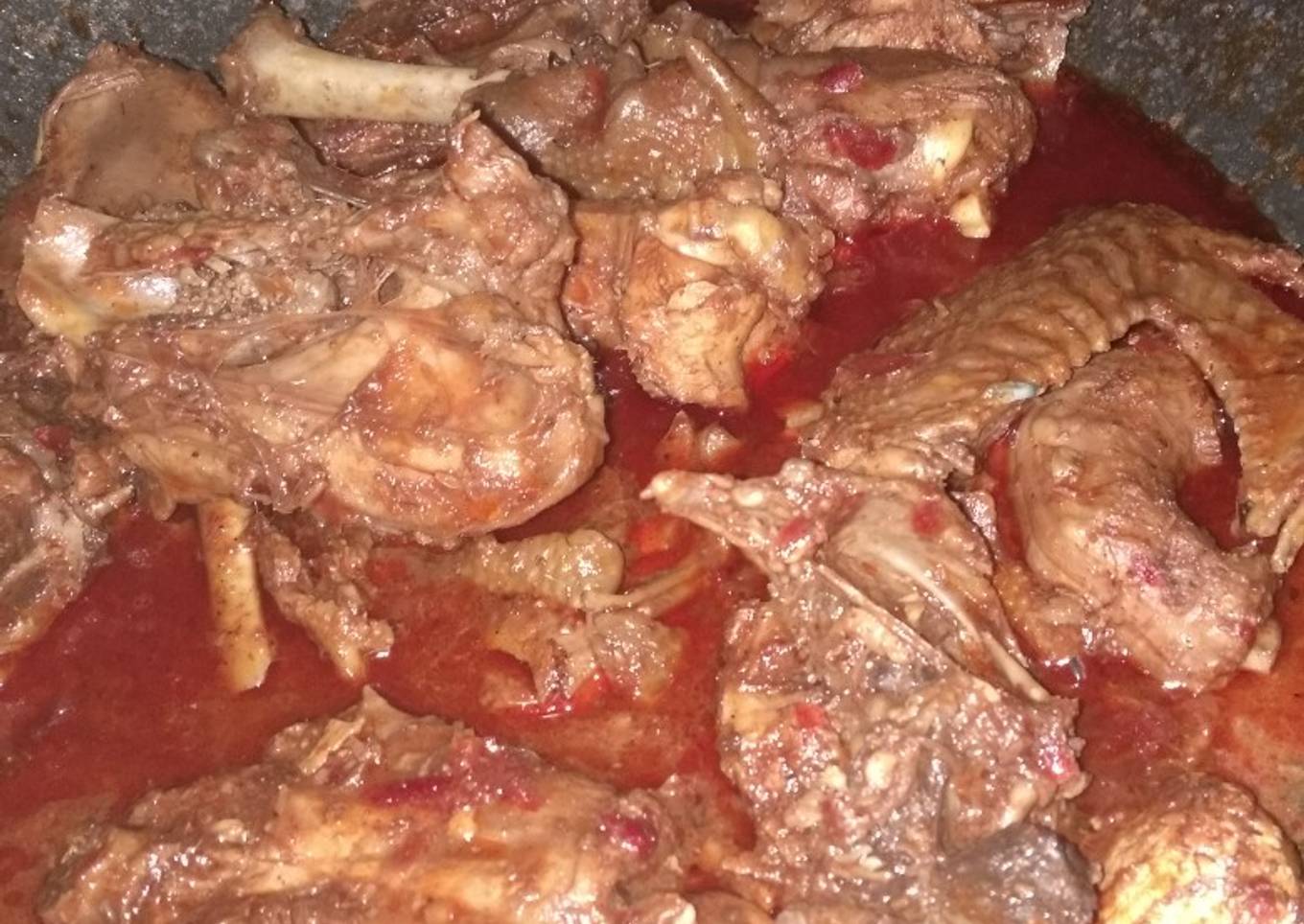 Rendang ayam homemade
