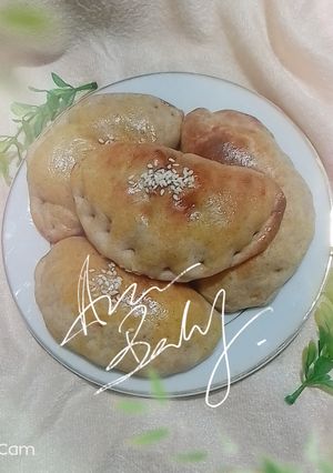 عکسی از دستور پیراشکی گوشت و سبزیجات 🌱🥐