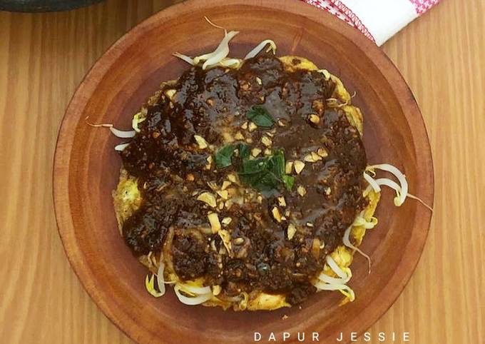 Resep Tahu Telur Bumbu Kacang, Lezat Sekali