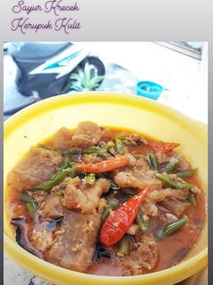 Foto resep Sayur Krecek Kerupuk Kulit