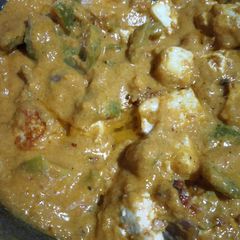 A picture of Paneer tikka masala.
