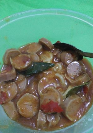 Foto resep Seblak kerupuk + sosis ala anney