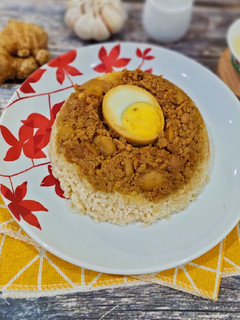 Foto resep Nasi Tim Ayam Jamur
