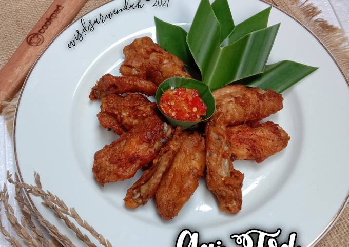 Gai Tod (Thai Style Fried Chicken) with Sambal Geprek