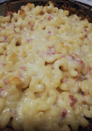 Sütőben sült carbonara tészta recept fotója