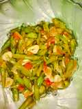 Tumis buncis pedas segar
