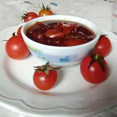 A picture of Sweet and sour tomato chutney.