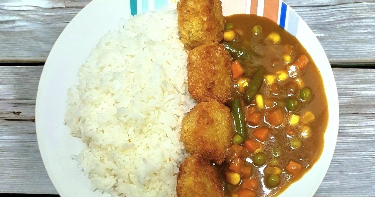 Resep Spicy Chicken Curry Rice (6 Bahan) 🐔🌶🍛 oleh Donna 🫶 - Cookpad