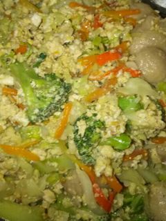 Foto resep Orak arik sayur dan telur