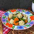 Tumis sayuran & squid flower (shifudo)