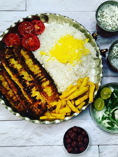 عکسی از دستور کباب تابه ای مرغ