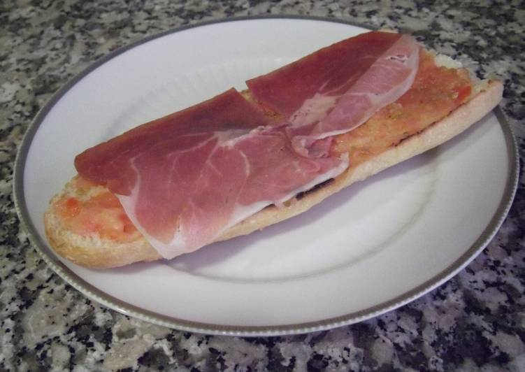 Pan Con Tomate Y Jamón Receta De Robertopm Cookpad 3449