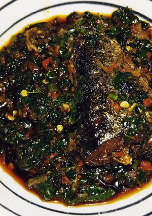 A picture of Vegetable soup.