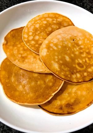 Hình của món Bánh Pancake Phô Mai Trứng.