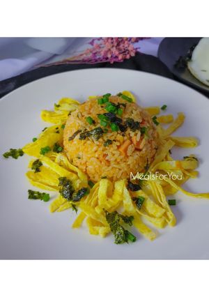 Foto resep Nasi Goreng Kimchi ala ala tanpa gochujang