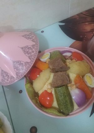 صورة لوصفة کسکس