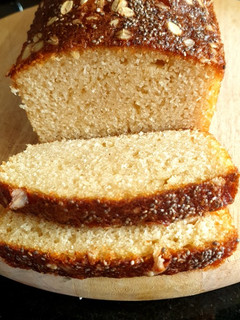 A picture of Ugali cake.