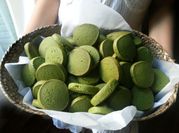 Una foto de té matcha