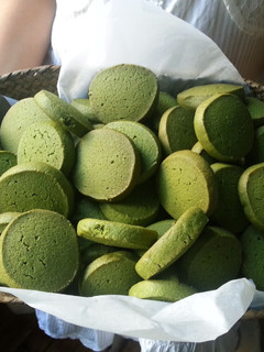 Una foto de Galletas de té verde Matcha
