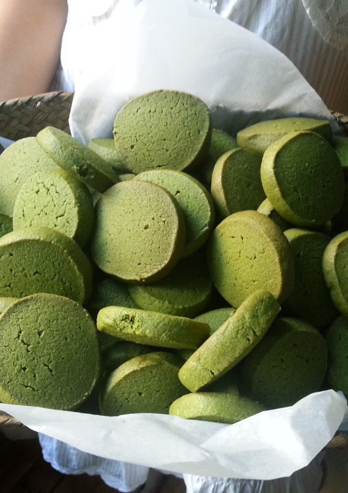 Una foto de Galletas de té verde Matcha
