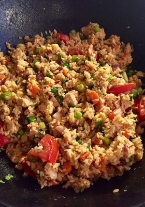 A picture of Thai Fried Rice.