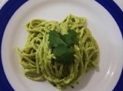Una foto de spaguetti poblano
