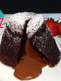 Una foto de Volcán de chocolate o coulant de chocolate