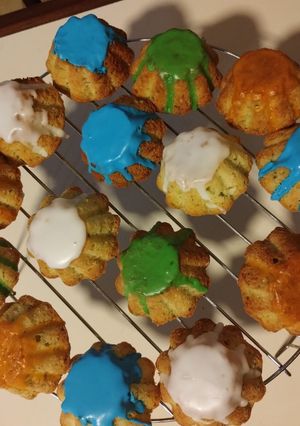 Una foto de Pan de zucchini (dulce) o simplemente bizcochuelitos tipo muffins