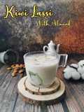 Kiwi Lassi with almond