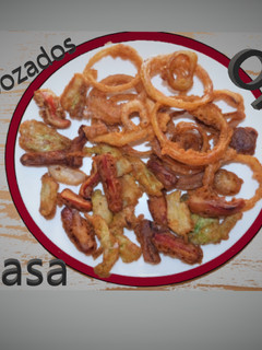 Una foto de Rebozados con masa orly