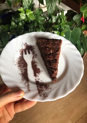 Édesburgonyás brownie (vegán) recept fotója