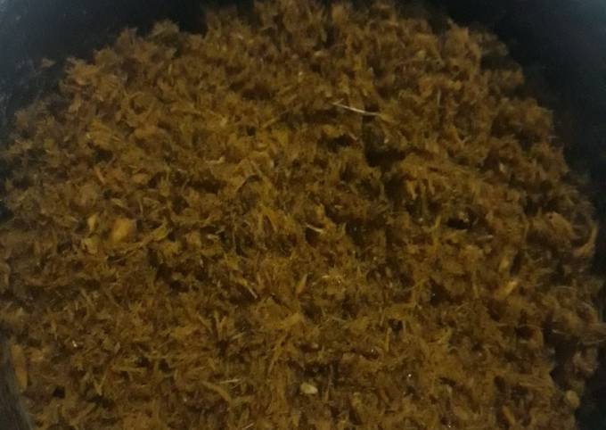 Resep Serundeng kelapa ikan bandeng yang Lezat