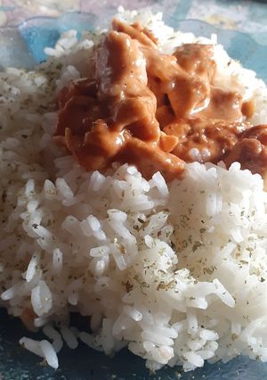 Una foto de Arroz básico