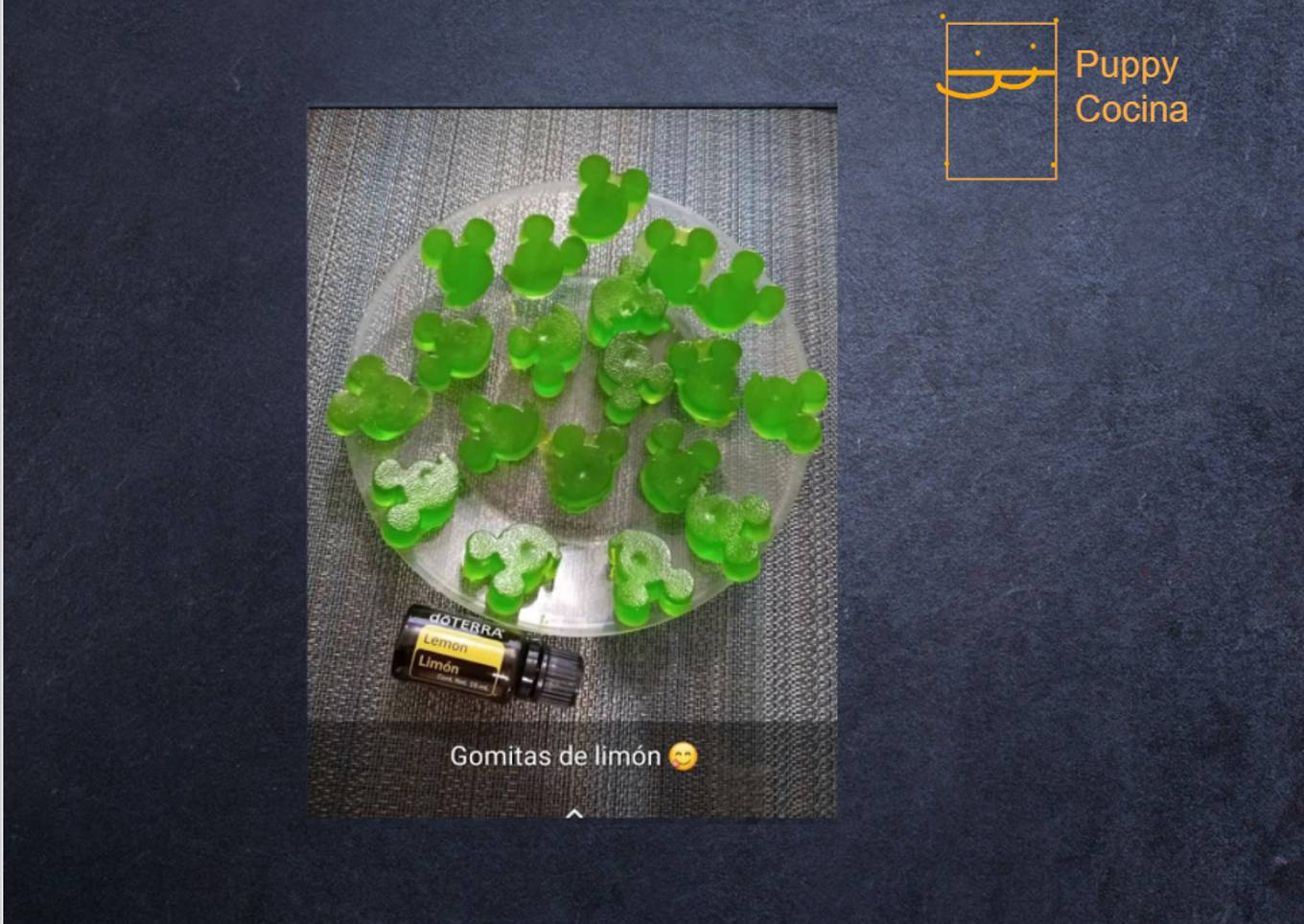 Gomitas con aceite esencial de limón l Recetas arcoíris